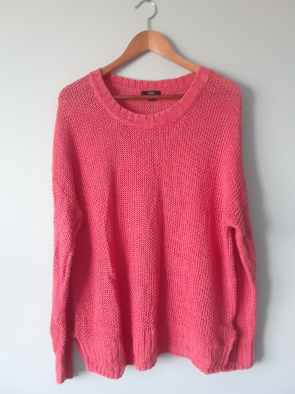 J Crew 100% Linen Knit Sweater L